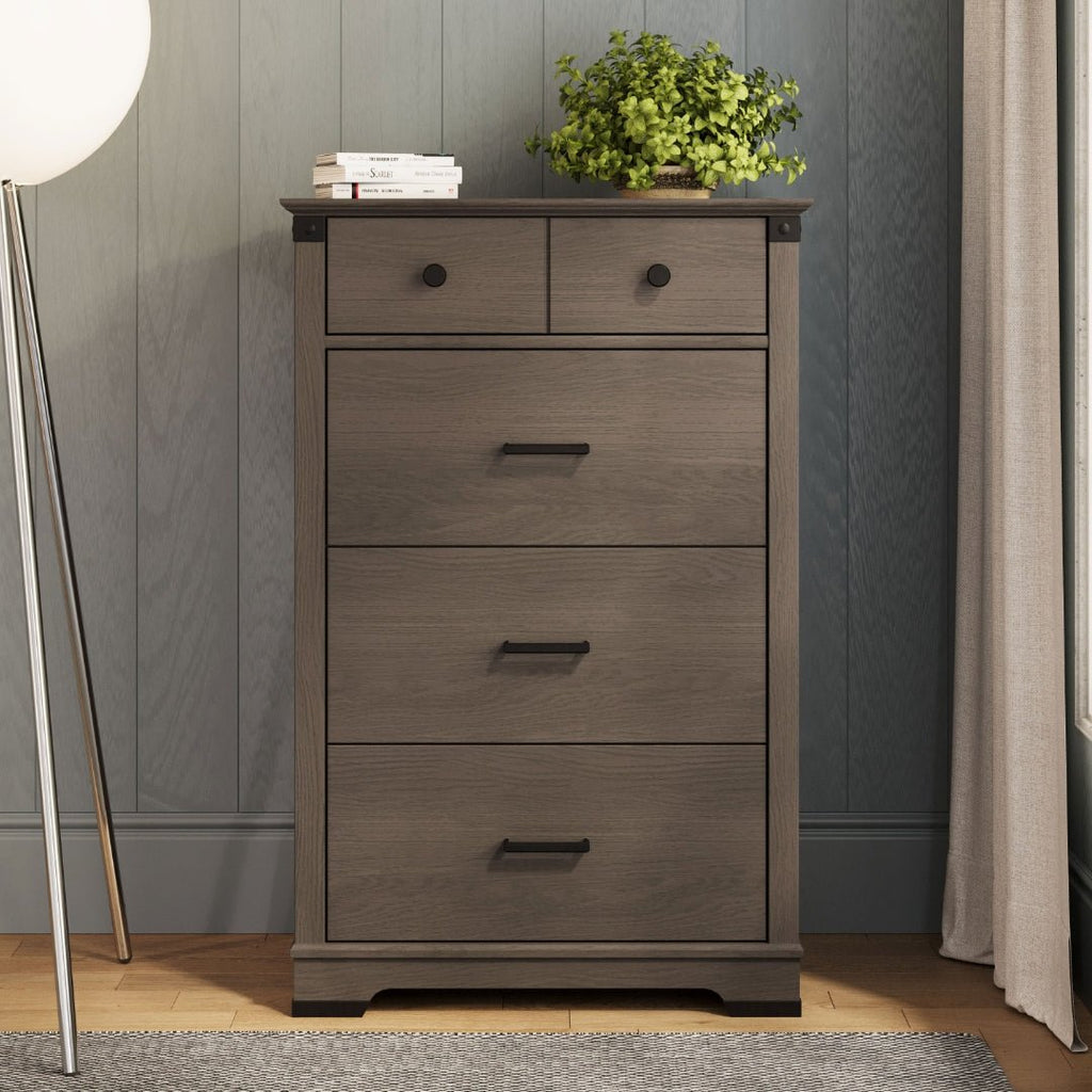 grey maple dresser Redmond 4 Drawer Chest, Dapper Gray at Child Craft gliding tracks for effortless Black Corset Dress With LALA Original Design Color:as photo