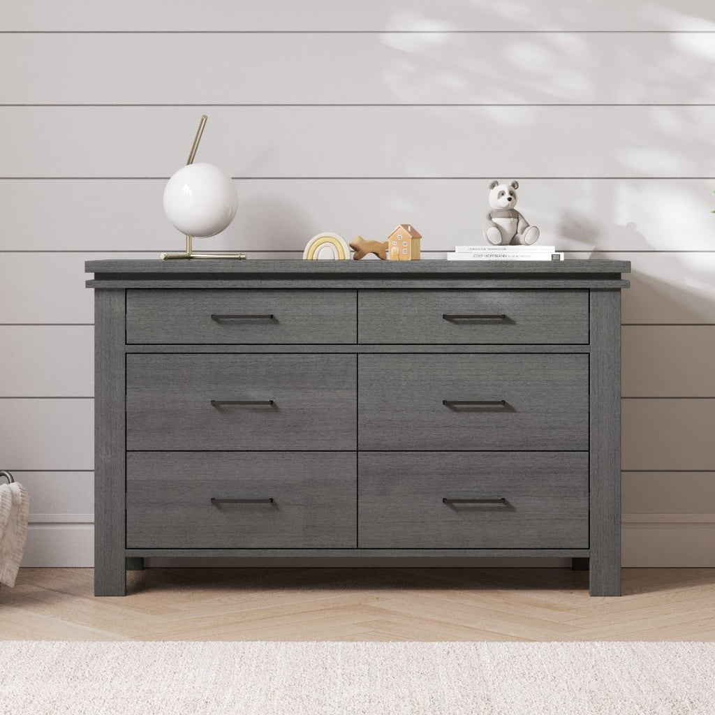 Denman Double Dresser, Midnight Gray at Child Craft