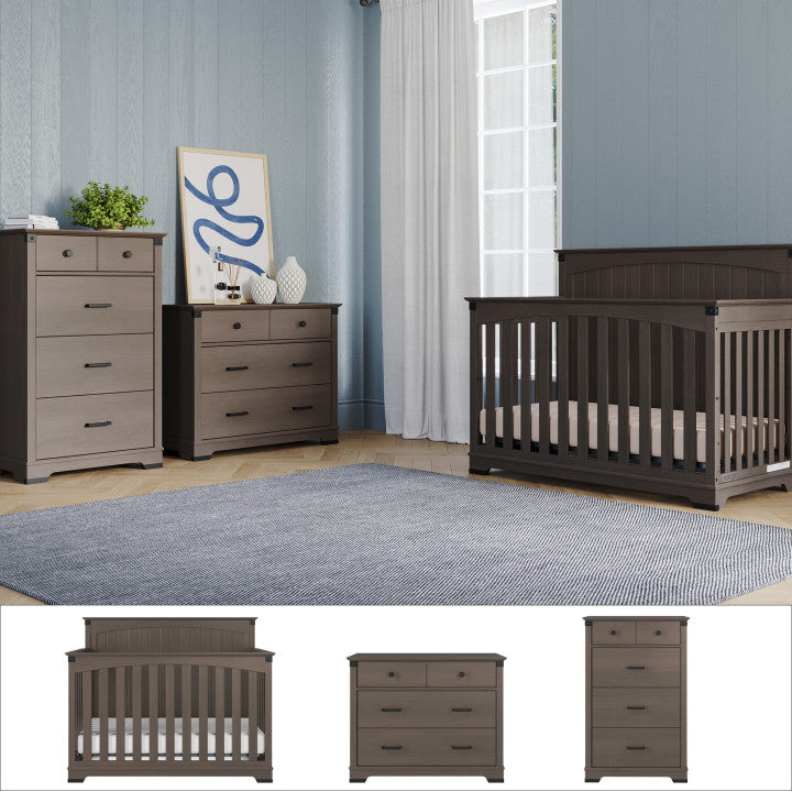 simmons monterey dresser rustic grey Redmond Dapper Gray 3-Piece Nursery Set Costumes: Men's Costumes