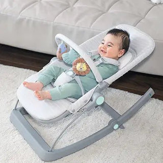 baby in aden + anais baby bounder + rocker + seat