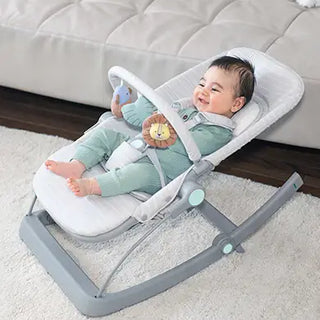 baby in aden + anais baby bounder + rocker + seat
