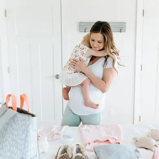 mom packing hospital bag