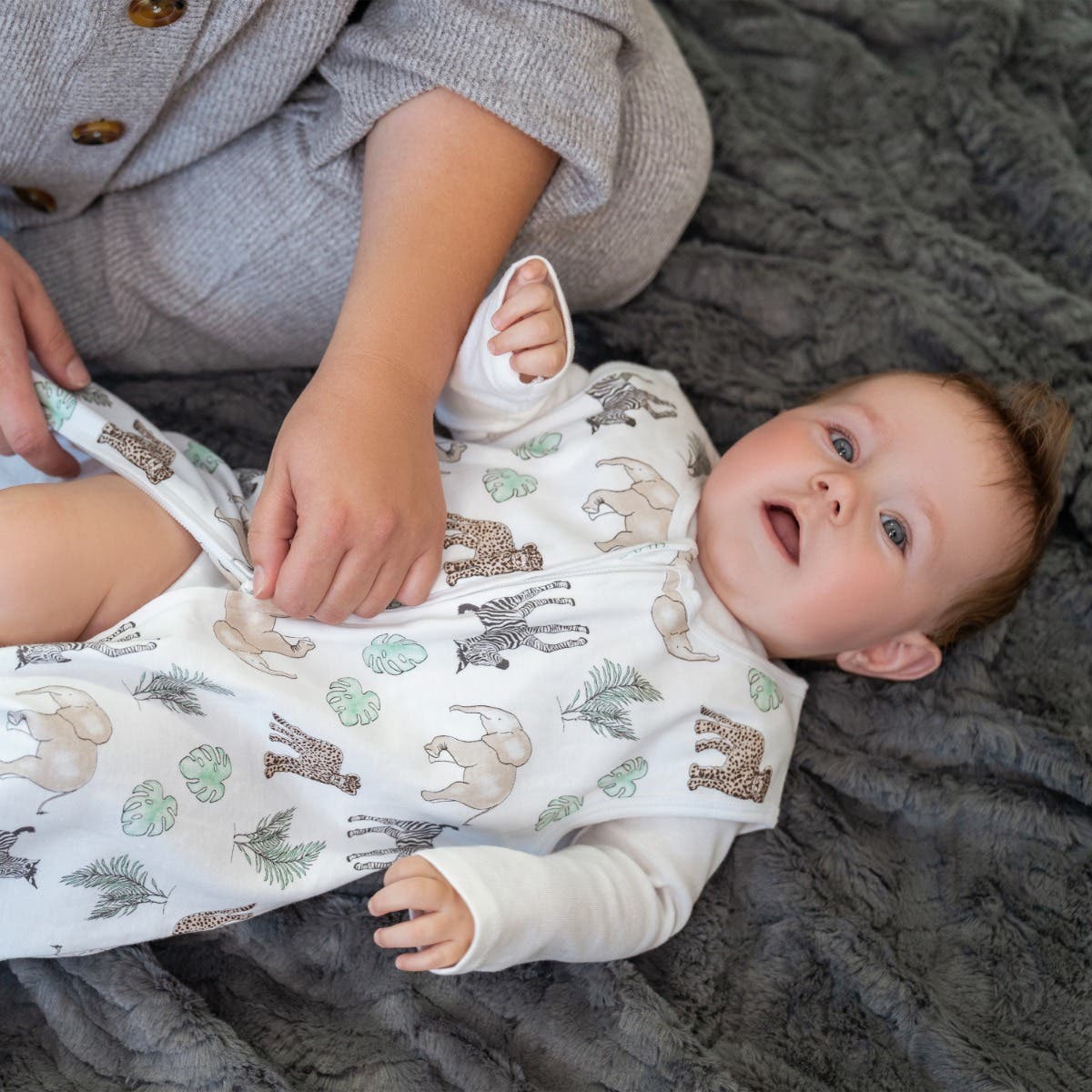 Bonne Nuit Au Naturel – French Organic Cotton Sleep Sack (1.0 TOG, Recycled Fill) view 2