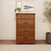 A Child Craft Redmond 4 Drawer Chest in Coach Cherry, featuring two small top drawers, three full-width bottom drawers, and dark hardware.