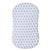bassinest fitted sheet gray leaf