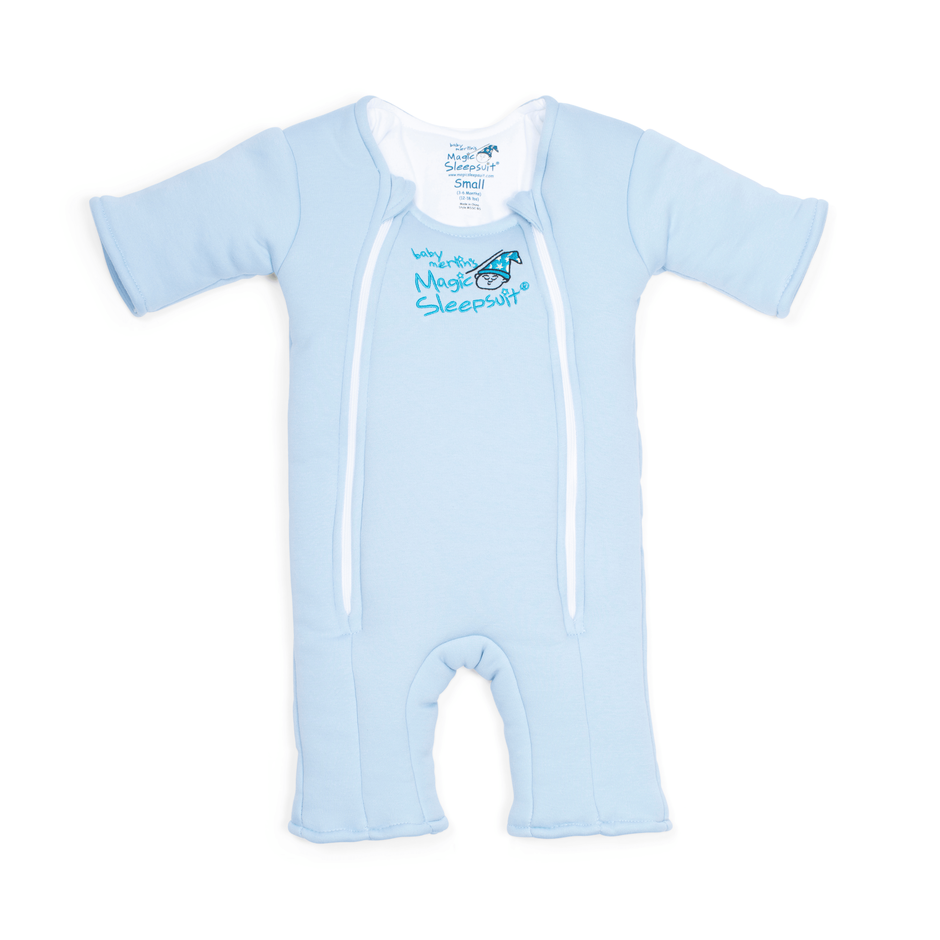 Blue Baby Merlin's Magic Sleepsuit – 100% Cotton for Better Baby