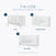 Diagram displaying the Child Craft Atwood 3-in-1 Euro Convertible Crib in matte white with a subtle chevron pattern, shown numbered in separate images transforming from crib to toddler bed to day bed for ages 0-5.