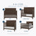 The Child Craft Woodland 4-in-1 Convertible Crib in Brushed Truffle converts from crib to toddler bed, day bed, and full bed. Shown with bedding in four labeled stages, it grows with your child from infancy to childhood.