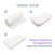 Three-step instruction graphic showing a GREENGUARD Gold certified Essential Breathable Crib Mattress being unrolled and expanding to its full thickness.