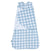 halo sleepsack Swaddle Microfleece | Gingham Blue Newborn