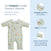 Introducing the HALO Disney® Lion King Baby Merlin’s Magic Sleepsuit® 100% Cotton—featuring a soothing green design with an adorable Lion King print, cozy scooped neckline, zipper coverings for safety, and open hands and feet. Inspired by the original Baby Merlin’s Magic Sleepsuit®, this expertly crafted sleepsuit supports comfort and self-soothing to help your baby transition to healthy sleep habits.