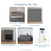 A collage showcases the Child Craft Camden 4-in-1 Convertible Crib in Cool Grey, dresser, nightstand, toy box, and a white crib mattress. “Complete the Set” is above; product names are below. Items like the crib sold separately.