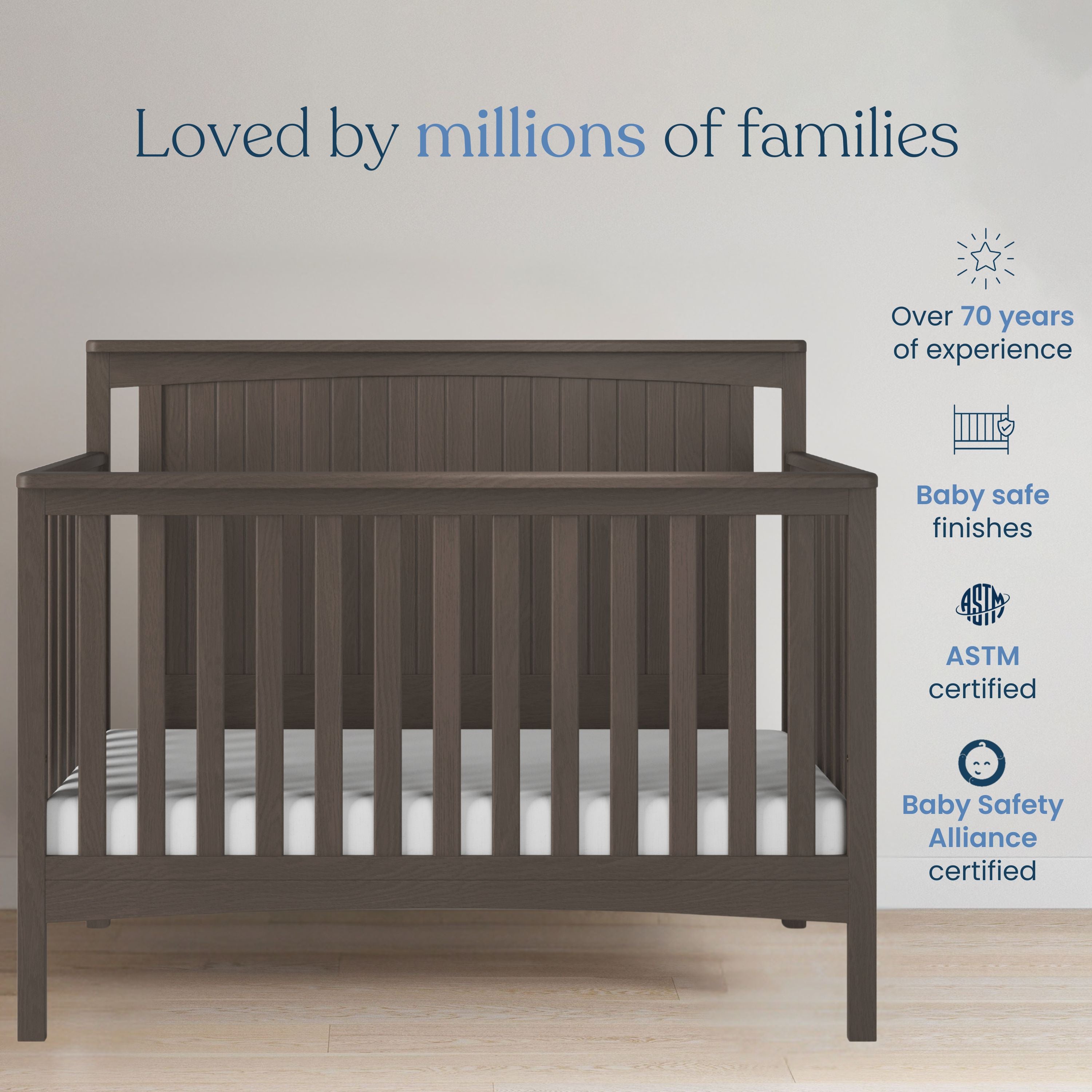delta children cambridge 4-in-1 convertible crib Child Craft Scout 4-in-1 Convertible Crib
