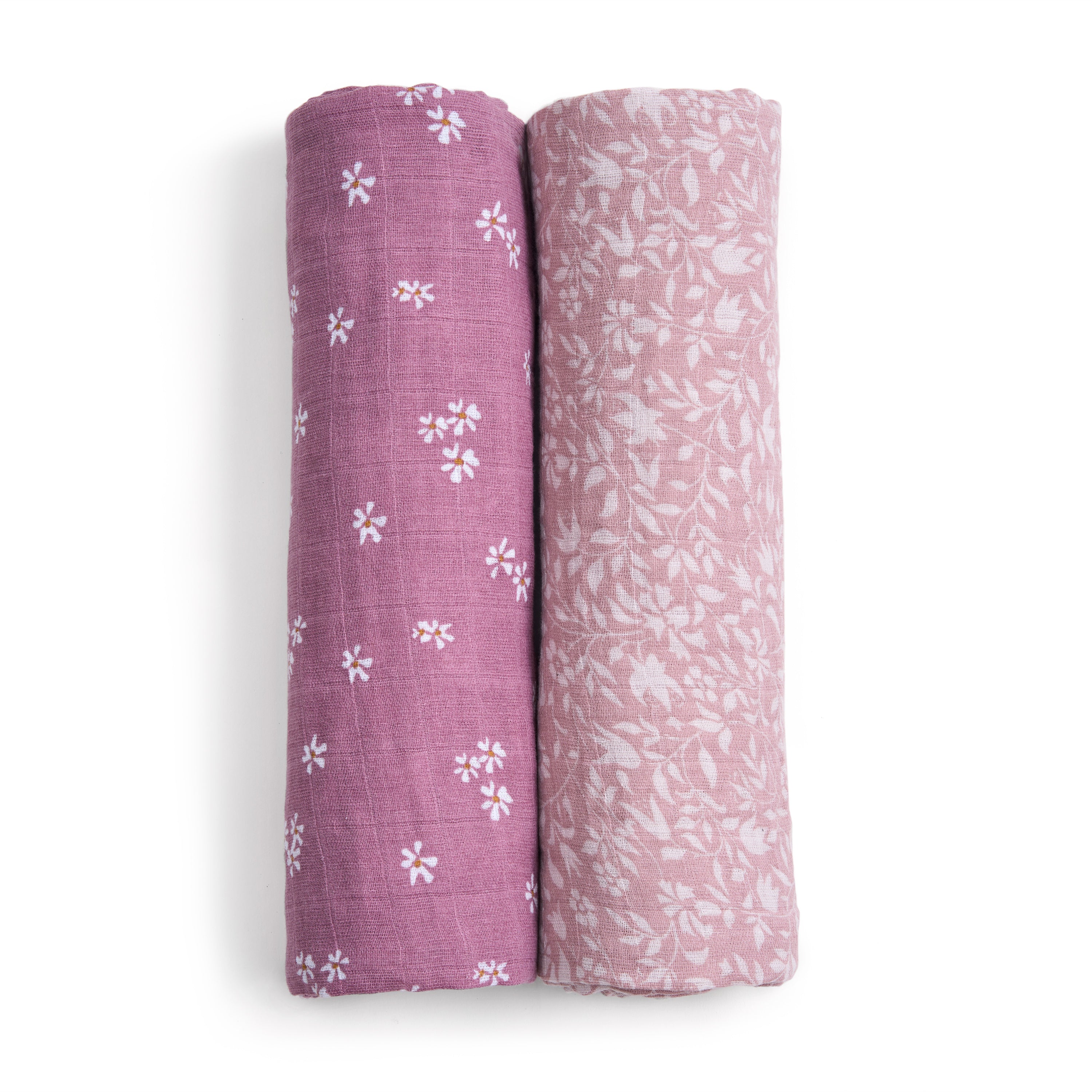 aden anais Heritage Floral Organic Cotton Swaddle Blanket 2pk