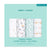 The aden + anais essentials cotton muslin swaddle blanket 4 pack includes four versatile and breathable swaddles with designs like pastel letters, foxes, geometric shapes, and tiny animals on white backgrounds. Perfect for any occasion.
