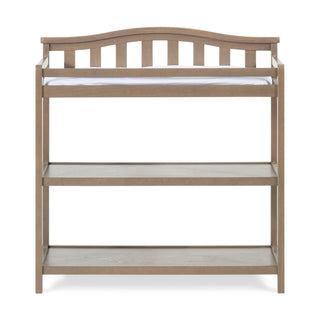 The Child Craft Arch Top Baby Changing Table in Dusty Heather is an essential nursery piece, perfect for any baby’s room.