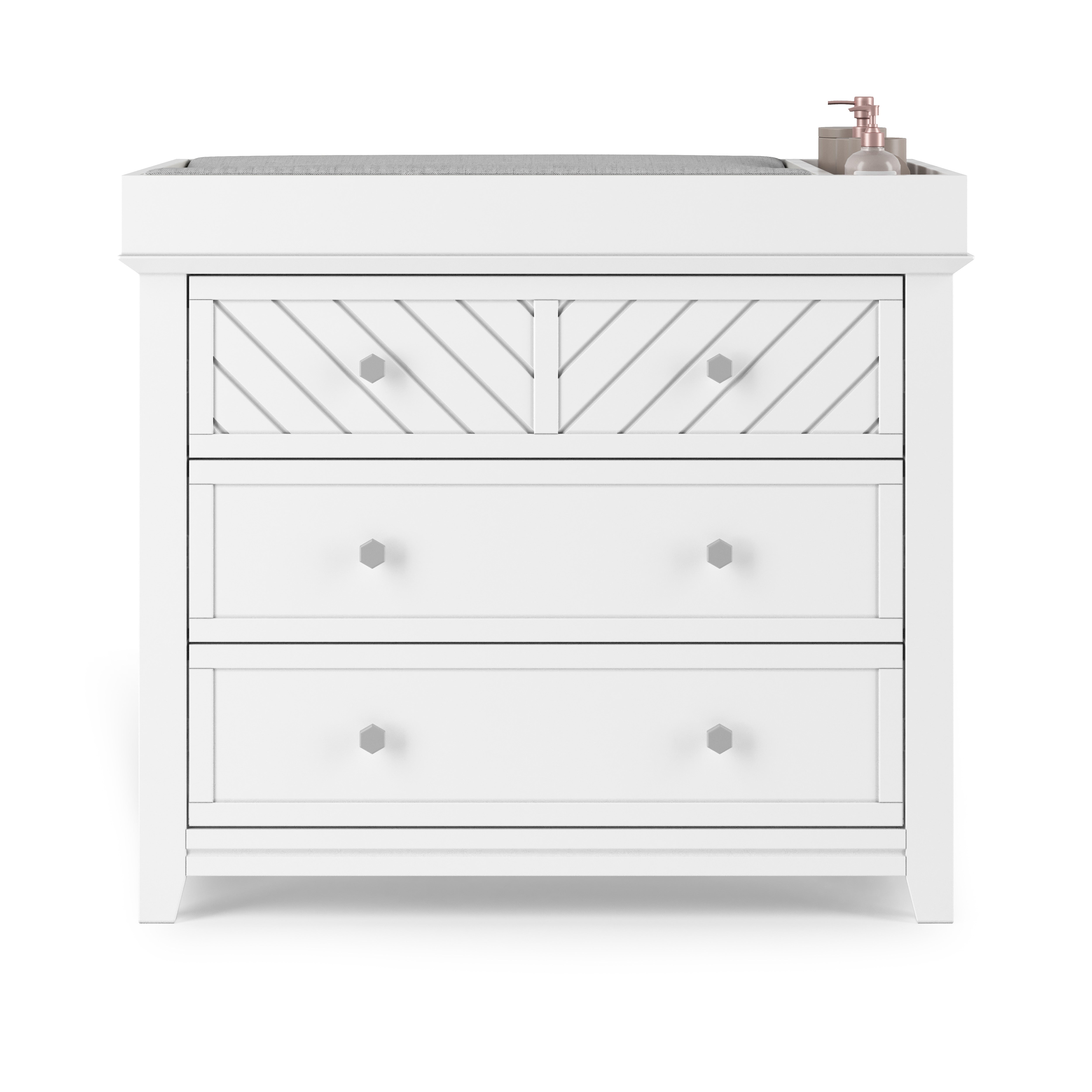 Atwood 3-Drawer Dresser, Matte White at Child Craft Atwood 3-Drawer Dresser, Matte White at Child Craft