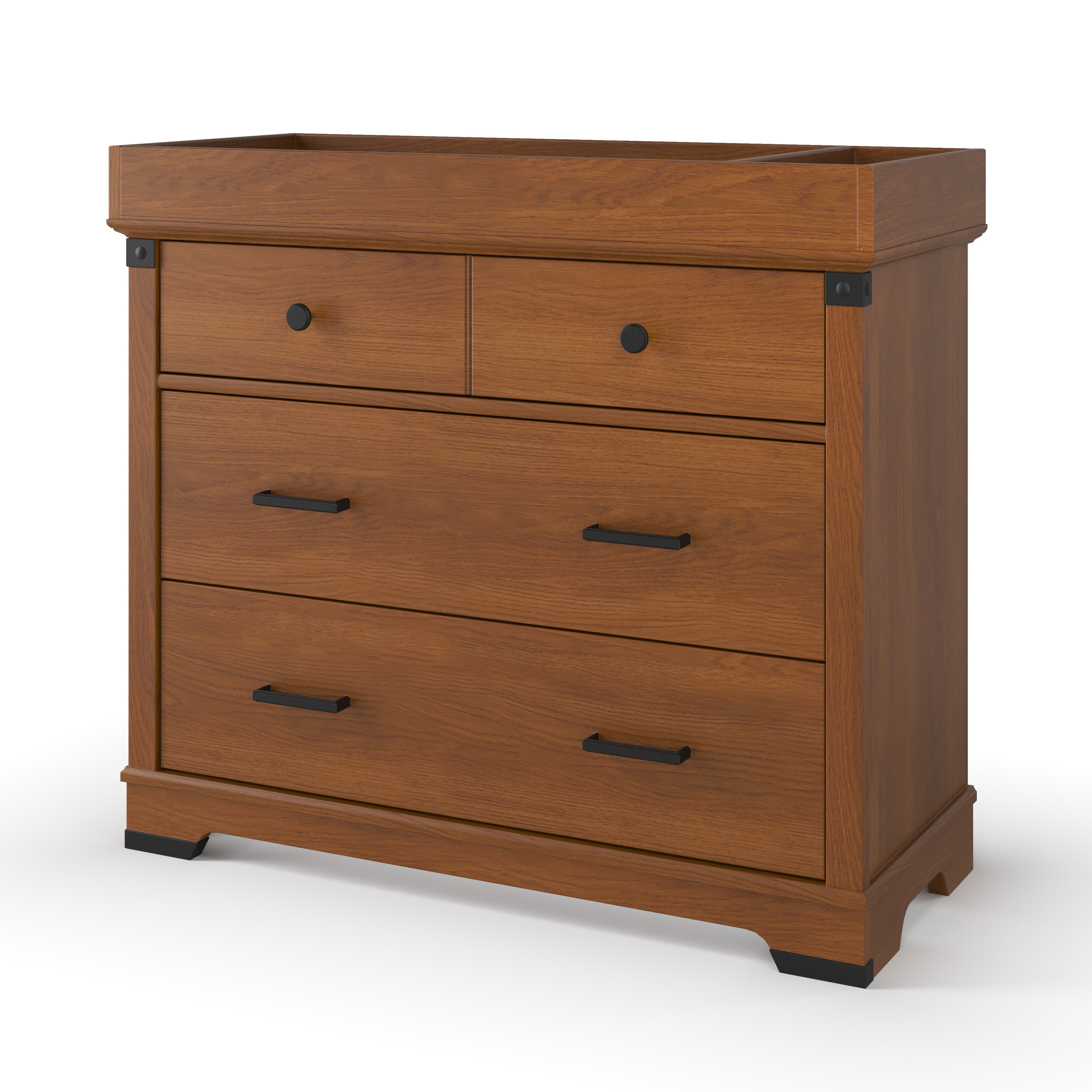 Redmond 3 Drawer Dresser, Coach Cherry at Child Craft Redmond 3 Drawer Dresser, Coach Cherry at Child Craft