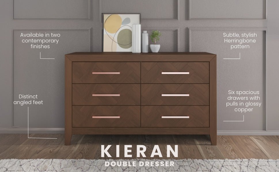 Kieran 6-Drawer Double Dresser, Toasted Chestnut at Child Craft Kieran 6-Drawer Double Dresser, Toasted Chestnut at Child Craft