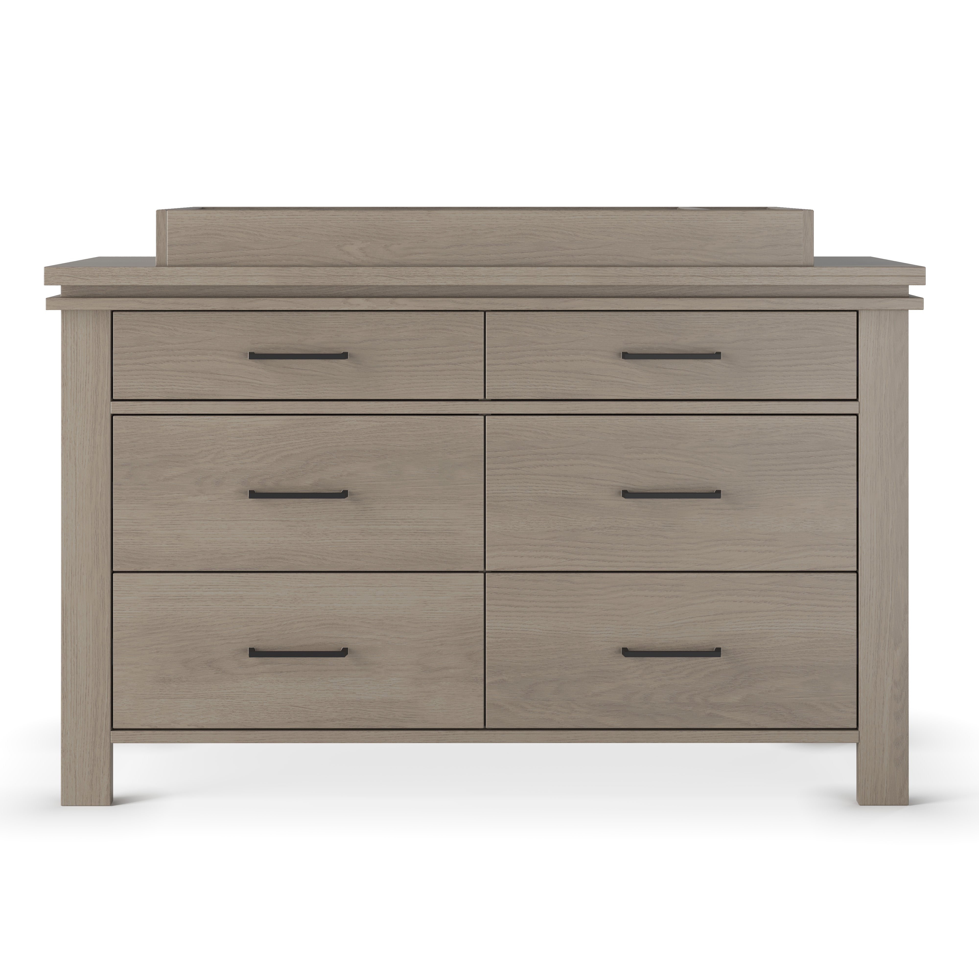 Denman Double Dresser, Crescent Gray | Nursery Dressers | Child Craft Denman Double Dresser, Crescent Gray | Nursery Dressers | Child Craft