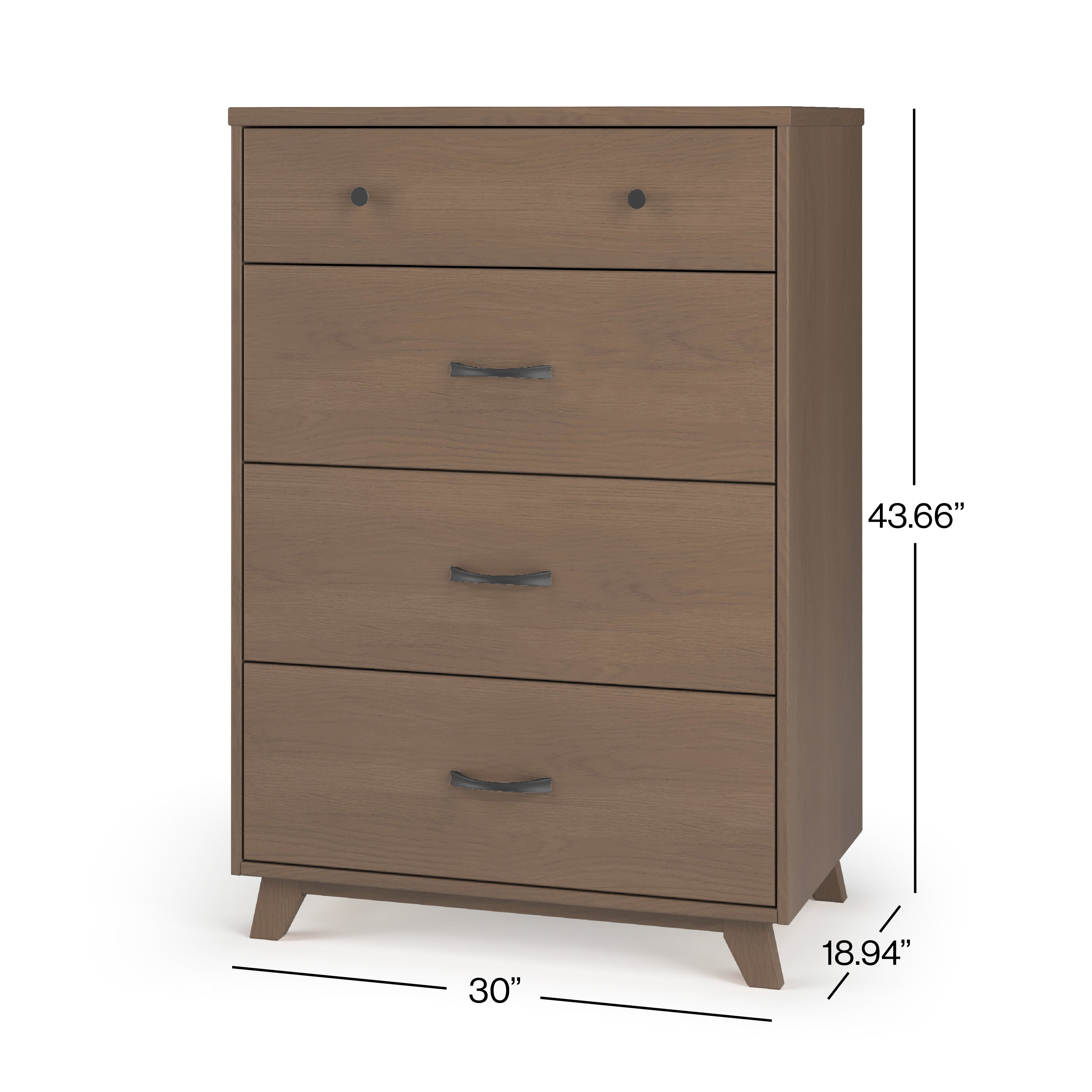 mainstays classic 4 drawer dresser rustic oak finish (3 pack) Mainstays Ardent 4 Drawer Dresser, Black