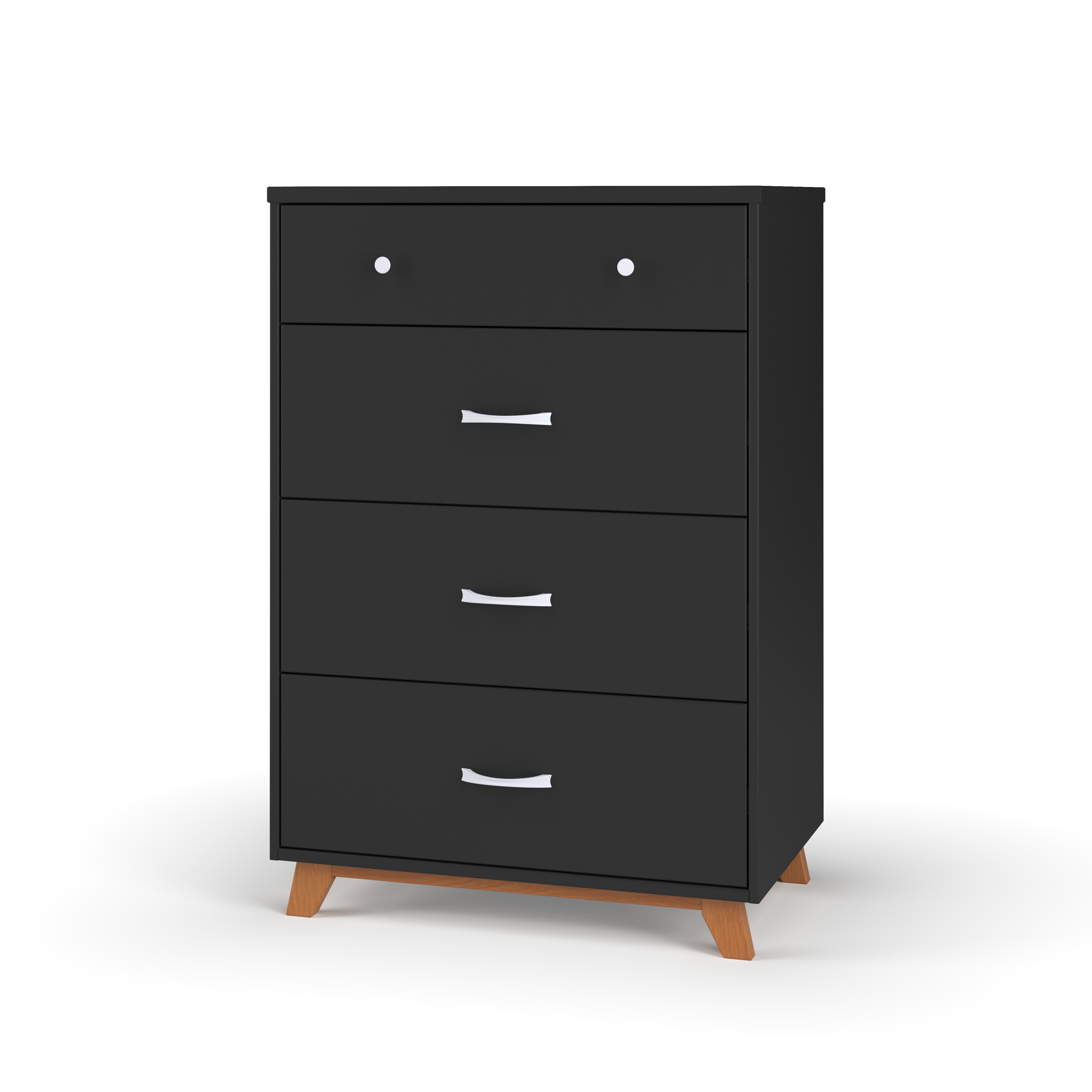 Soho 4 Drawer Chest, Ebony at Child Craft Soho 4 Drawer Chest, Ebony at Child Craft