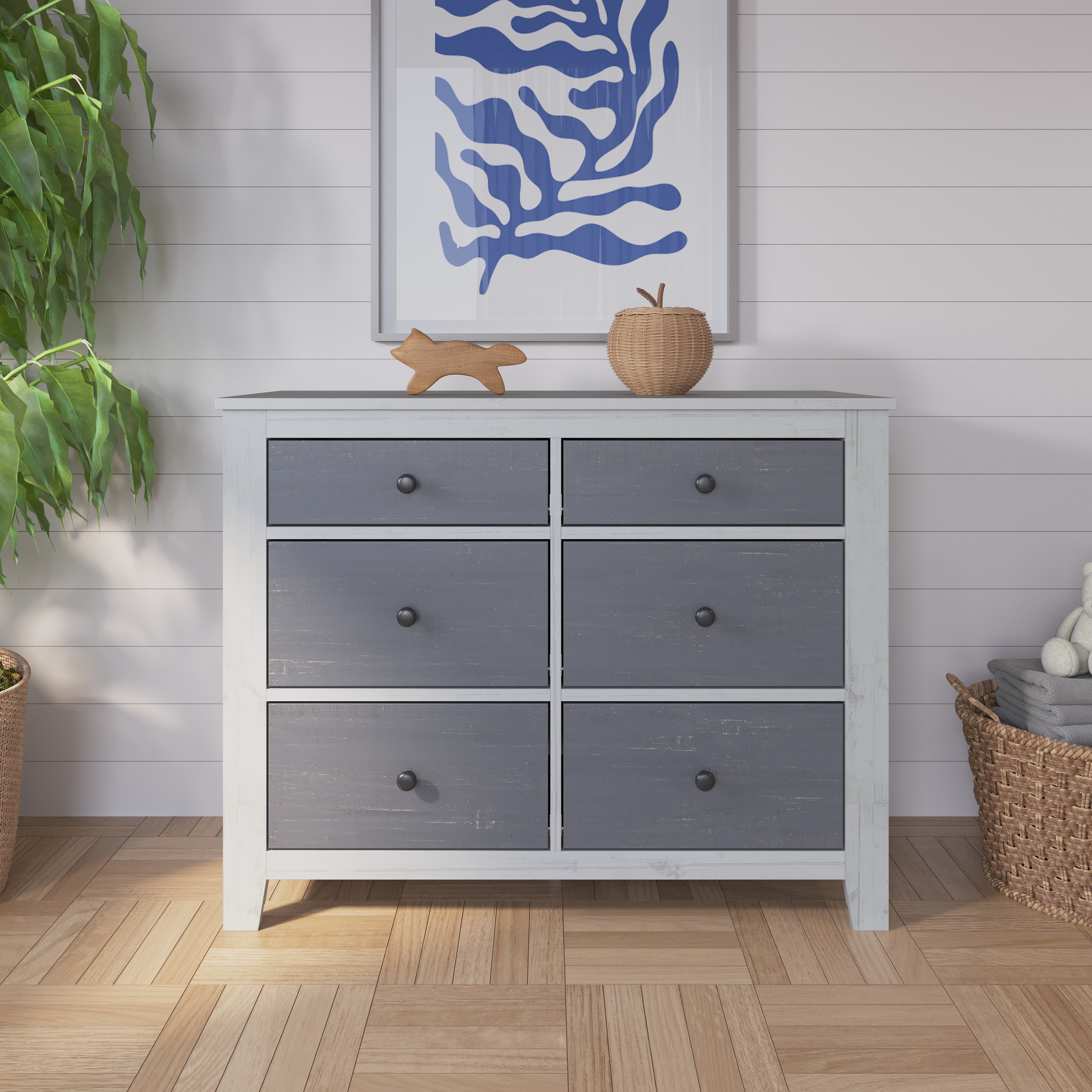 nursery dresser grey Grey Nursery Dresser With Changing Unit: Modern Baby Furniture