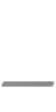 A simple white background with two short, stacked gray bars near the bottom subtly reflects the design of Child Craft’s F06474 Full-Size Bed Rails in Cool Gray for a 4-in-1 convertible crib.
