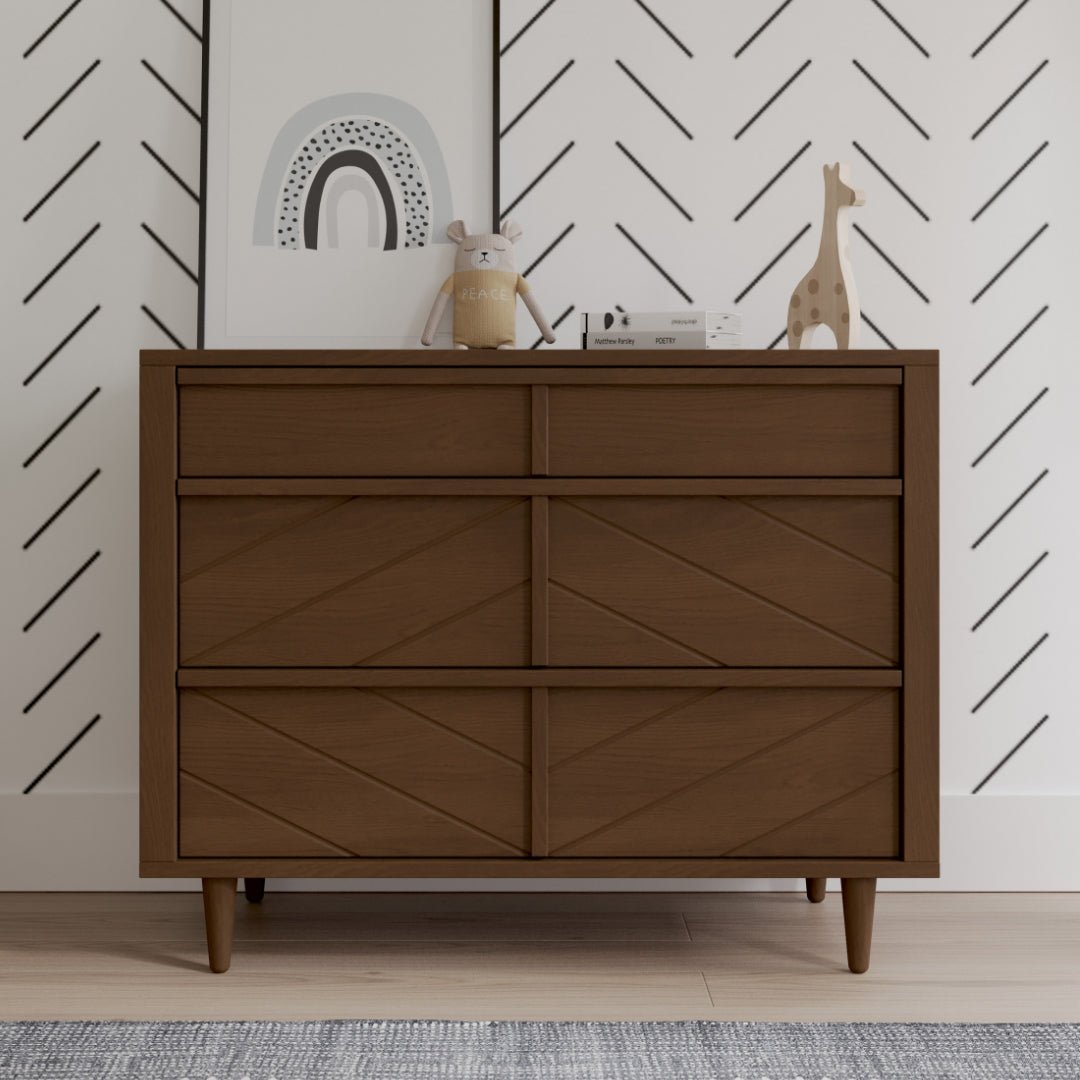 Surrey Hill 3 Drawer Dresser, Toasted Chestnut at Child Craft Surrey Hill 3 Drawer Dresser, Toasted Chestnut at Child Craft