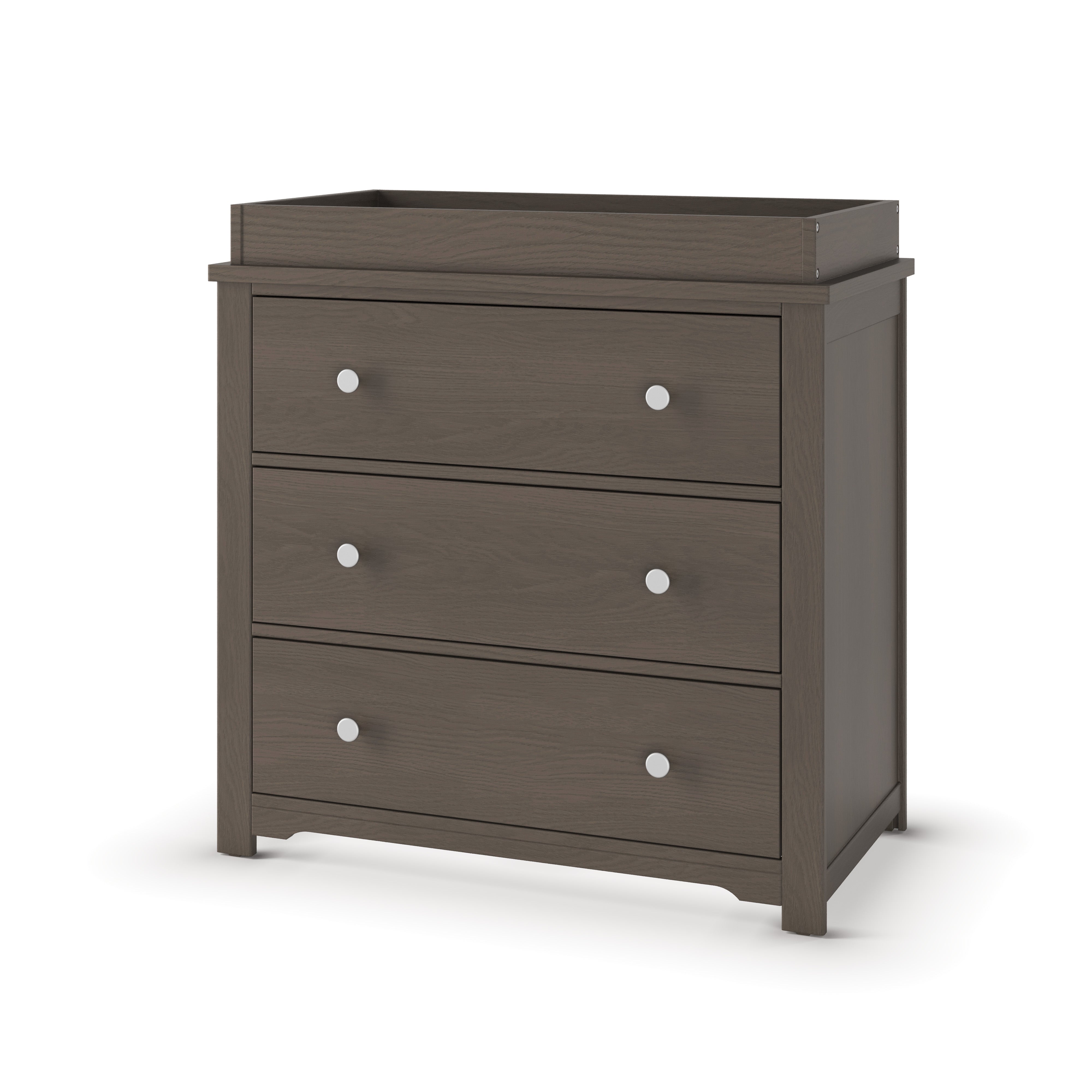 Child Craft Harmony 3-Drawer Dresser with Dressing Kit - Dapper Gray Child Craft Harmony 3-Drawer Dresser with Dressing Kit - Dapper Gray