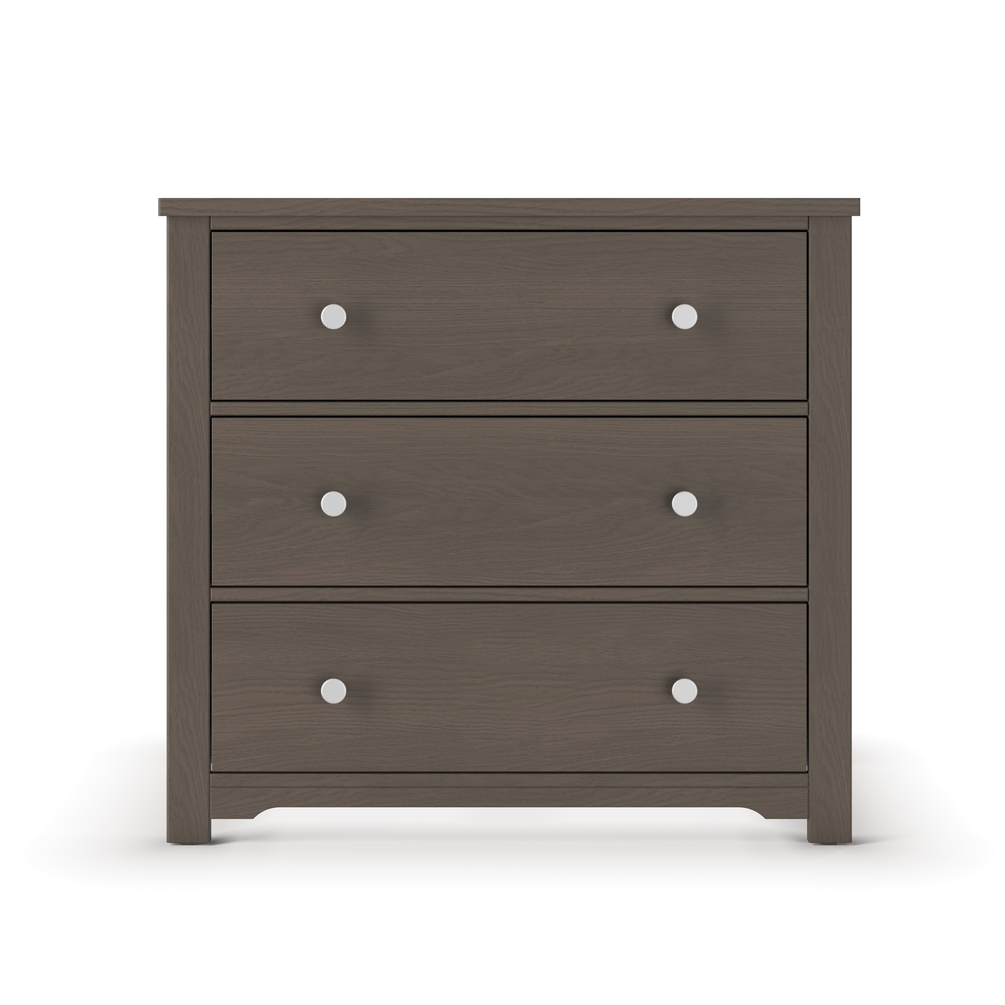 grey 3 drawer dresser Harmony 3-Drawer Dresser with Changing Table Topper