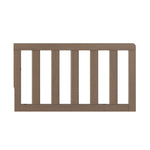 The Child Craft F09501 Toddler Guard Rail in Dusty Heather features vertical slats and easily attaches to Child Craft cribs or beds to provide added security during crib conversion.
