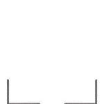 A simple black outline of a bridge with railings and a flat deck, viewed from the front on a white background, resembles the Child Craft Toddler Guard Rail – Cool Grey.