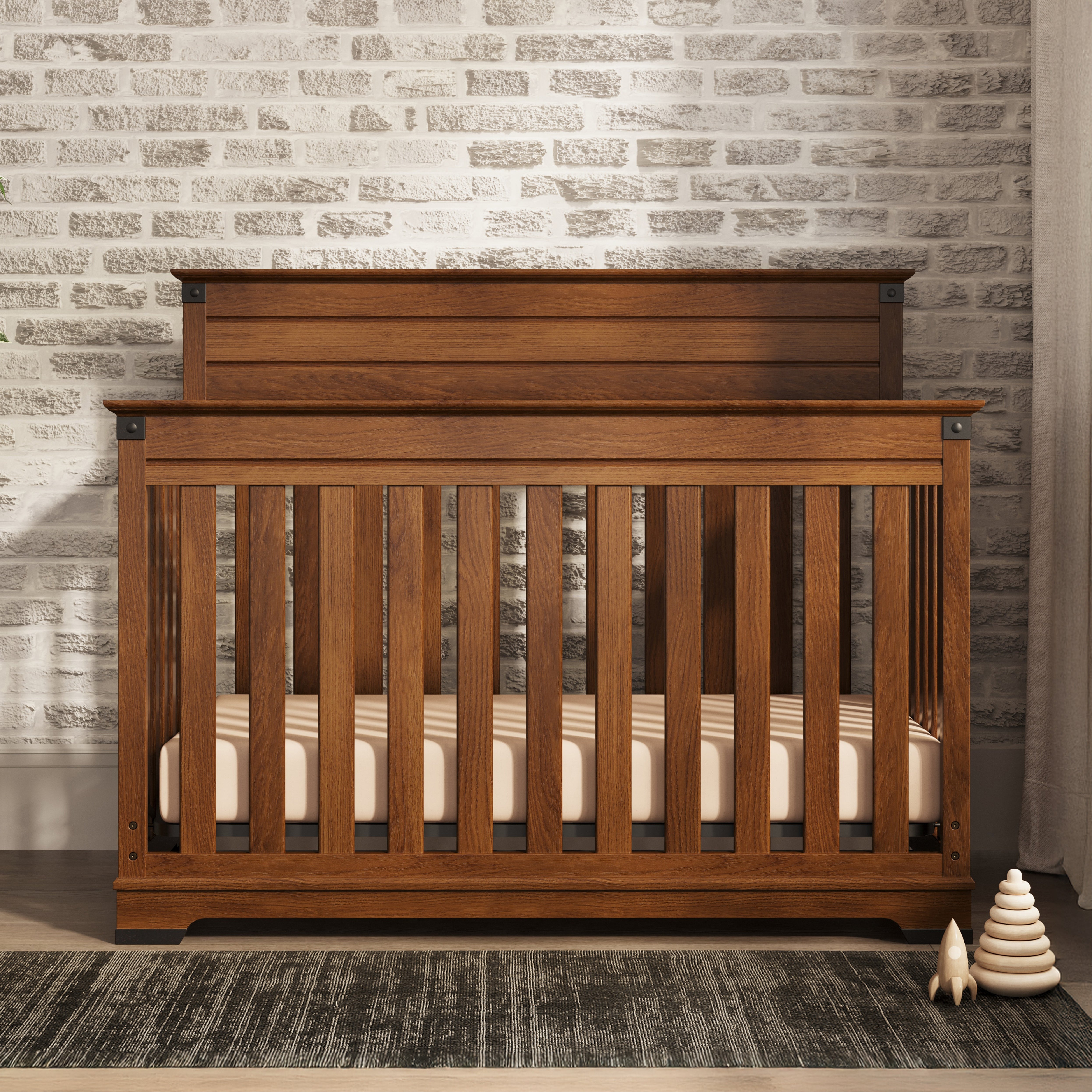 summer infant manchester convertible crib Child Craft Redmond Coach Cherry 4-in-1 Convertible Crib