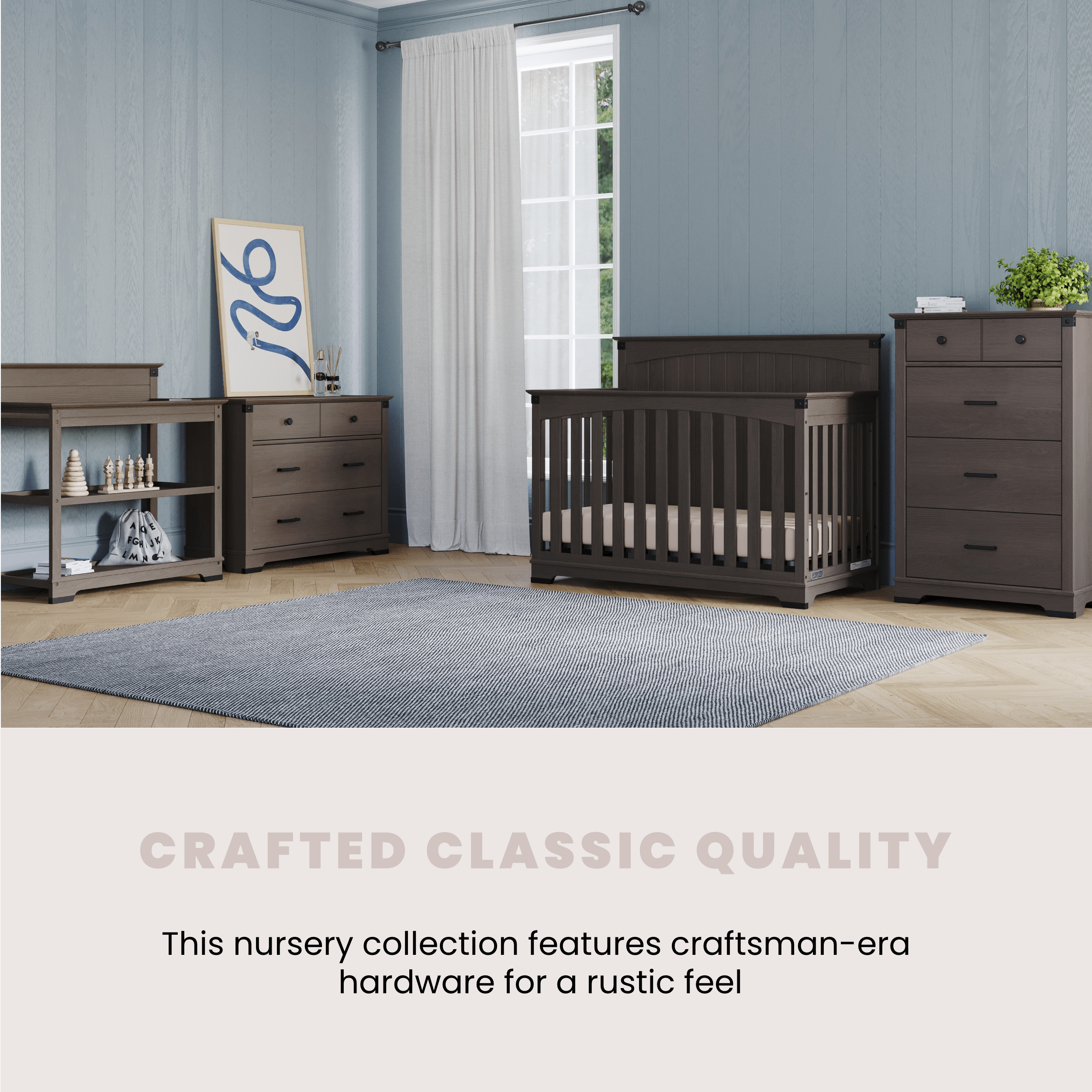 Redmond 3 Drawer Dresser, Dapper Gray at Child Craft Redmond 3 Drawer Dresser, Dapper Gray at Child Craft