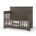 The Child Craft F09514 Toddler Guard Rail in Dapper Grey features sturdy side rails and a low front opening for easy access, making it ideal for crib conversion while ensuring your child's comfort and safety.