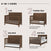 A graphic displays the Child Craft Kieran 4-in-1 Convertible Crib in Toasted Chestnut converting to toddler bed, day bed, and full bed. Each stage is labeled; toddler and full bed rails are sold separately.