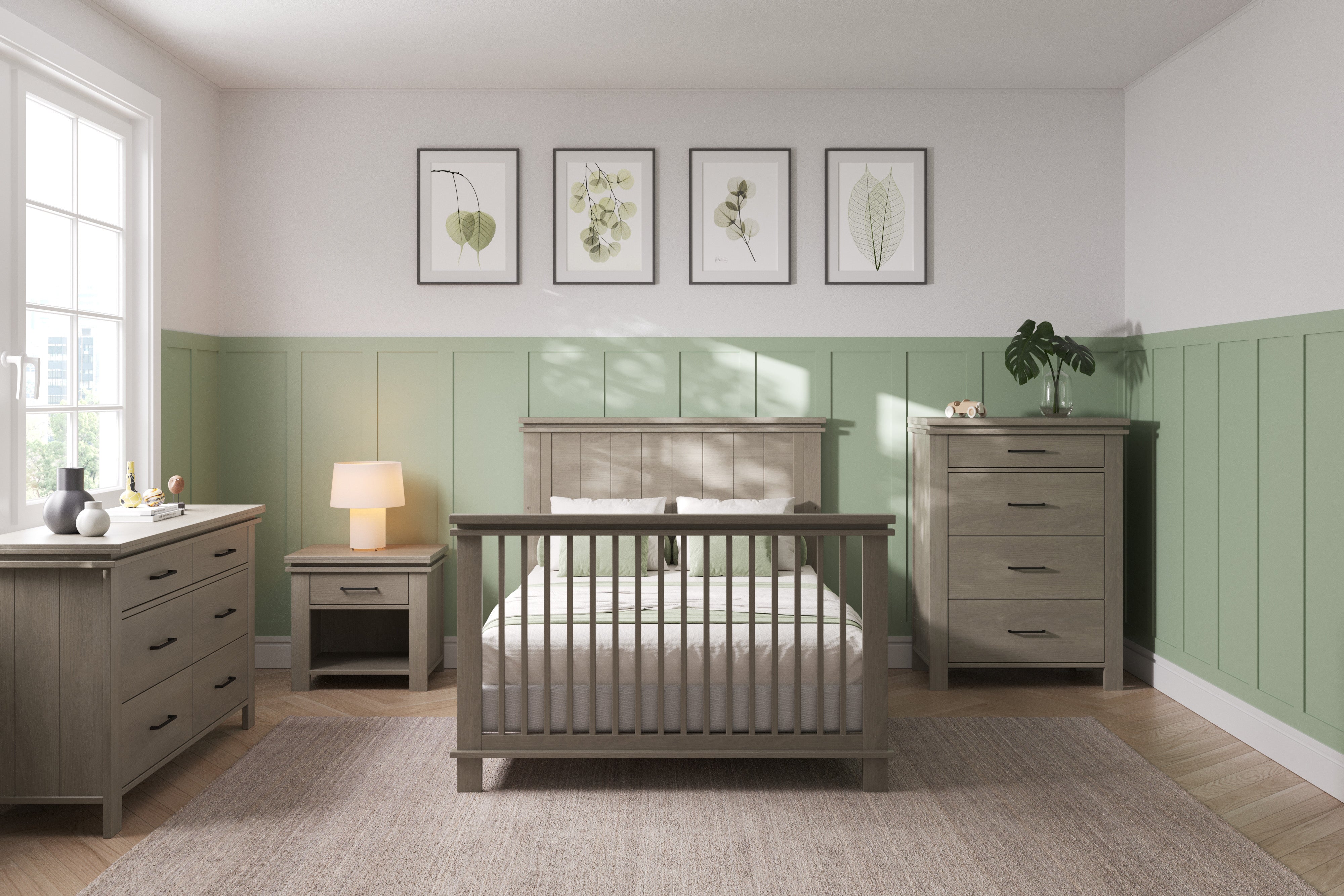 Denman 4-in-1 Convertible Crib at Child Craft Denman 4-in-1 Convertible Crib at Child Craft