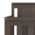 Close-up view of the Child Craft Scout 4-in-1 Convertible Crib in Dapper Gray, featuring slatted sides, smooth rounded edges, and sturdy construction—an ideal choice for any baby nursery.