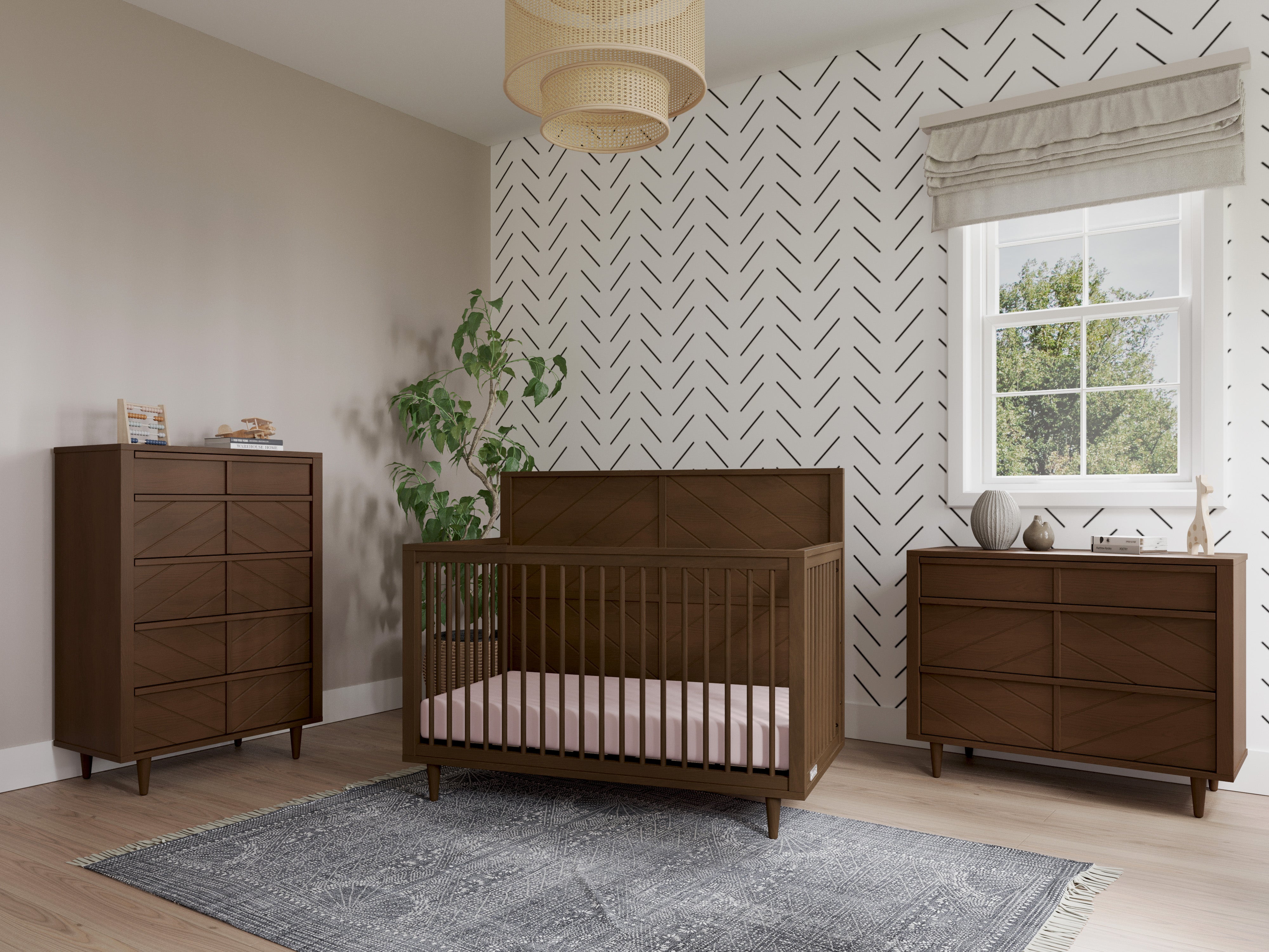 Child Craft Surrey Hill 4-in-1 Convertible Crib - Toasted Chestnut Child Craft Surrey Hill 4-in-1 Convertible Crib - Toasted Chestnut