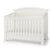 The Child Craft Westgate 4-in-1 Convertible Crib in Vintage Linen features slatted sides, an arched back panel, and adjustable mattress support, shown against a plain white background.