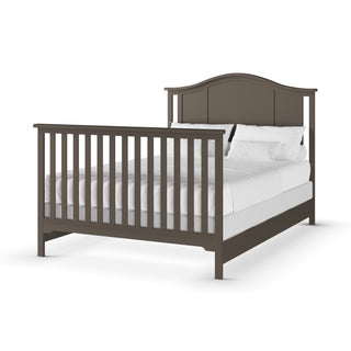 The Child Craft F06401 Full-Size Bed Rails in Dapper Gray feature sturdy wood construction for added durability and a sleek finish, complementing your bed frame with reliable support and style.