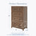 The Child Craft Atwood 4-Drawer Chest in Cocoa Bean is a wooden baby dresser (48