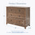 The Child Craft Atwood 3-Drawer Dresser in Cocoa Bean is a sturdy baby dresser (33