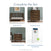 A graphic titled “Complete the Set” features the Child Craft Cranbrook 3 Piece Nursery Set with Crib, Dresser, and Chest; items are shown individually and sold separately.