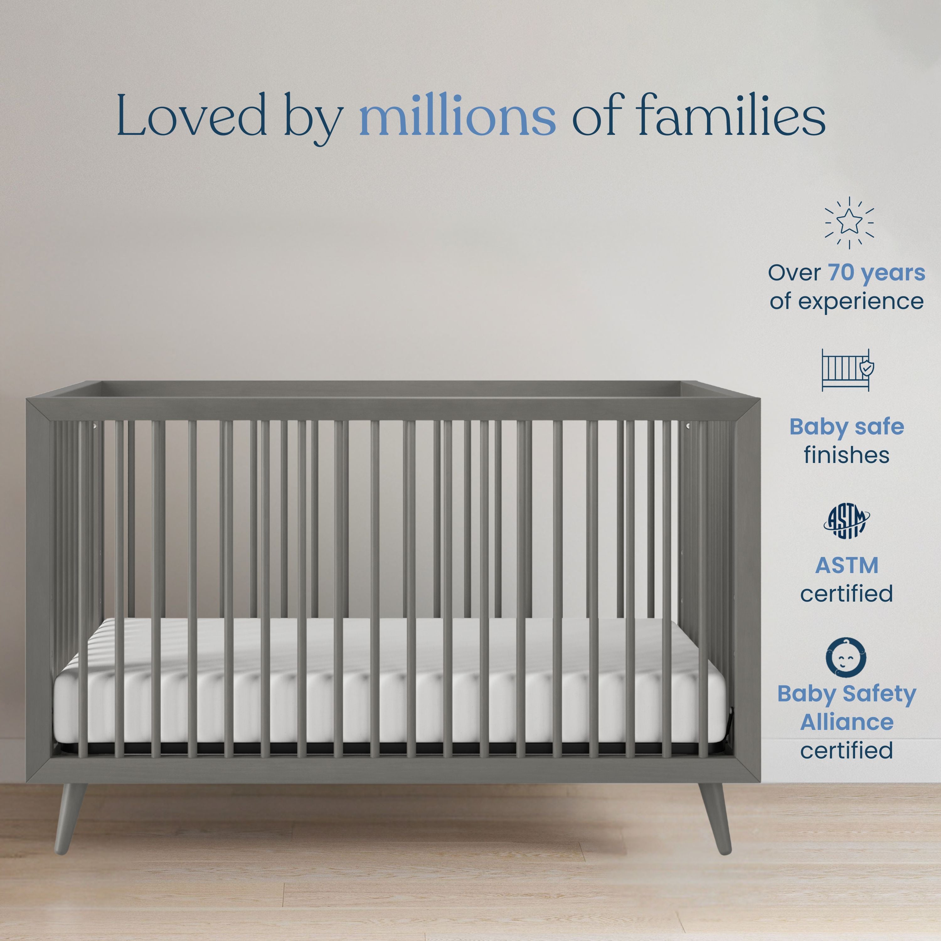 grey crib and dresser set Child Craft Cranbrook 2-Piece Nursery Set, Includes 4-in-1 Convertible 6-Drawer Double (Lunar Gray) degree design details Color:Natural BROWN SUN Two-Tone Sleeveless Dress with MOBP260340