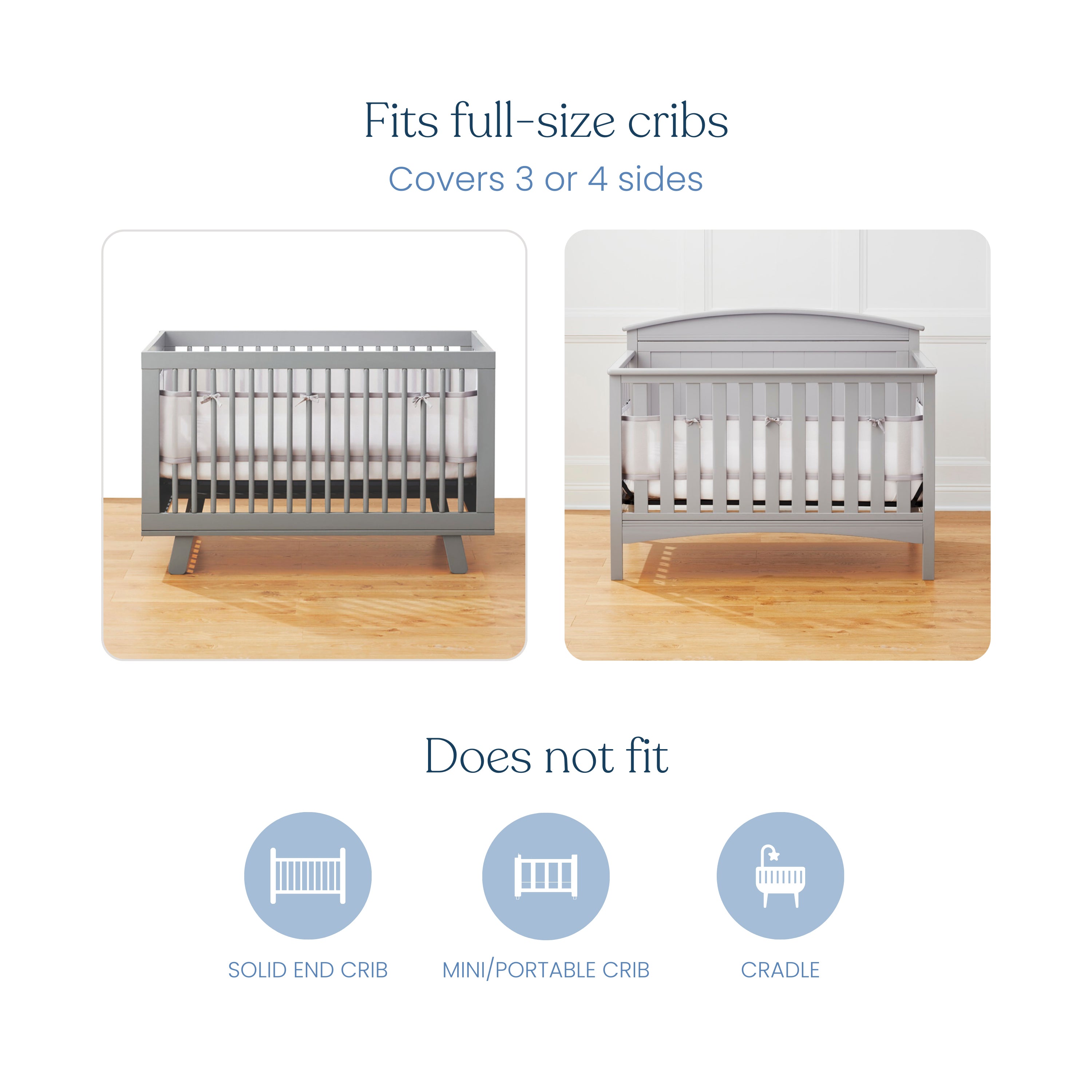 AirflowBaby Breathable Mesh Liner For Full-Size Cribs, 11