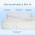 The Child Craft Surrey Hill 2-Piece Crib and DreamWeave Set in Toasted Chestnut includes an ultra-breathable, washable mattress with a food-grade polymer core and waterproof toddler side, plus a quilted 3D mesh cover for comfort.
