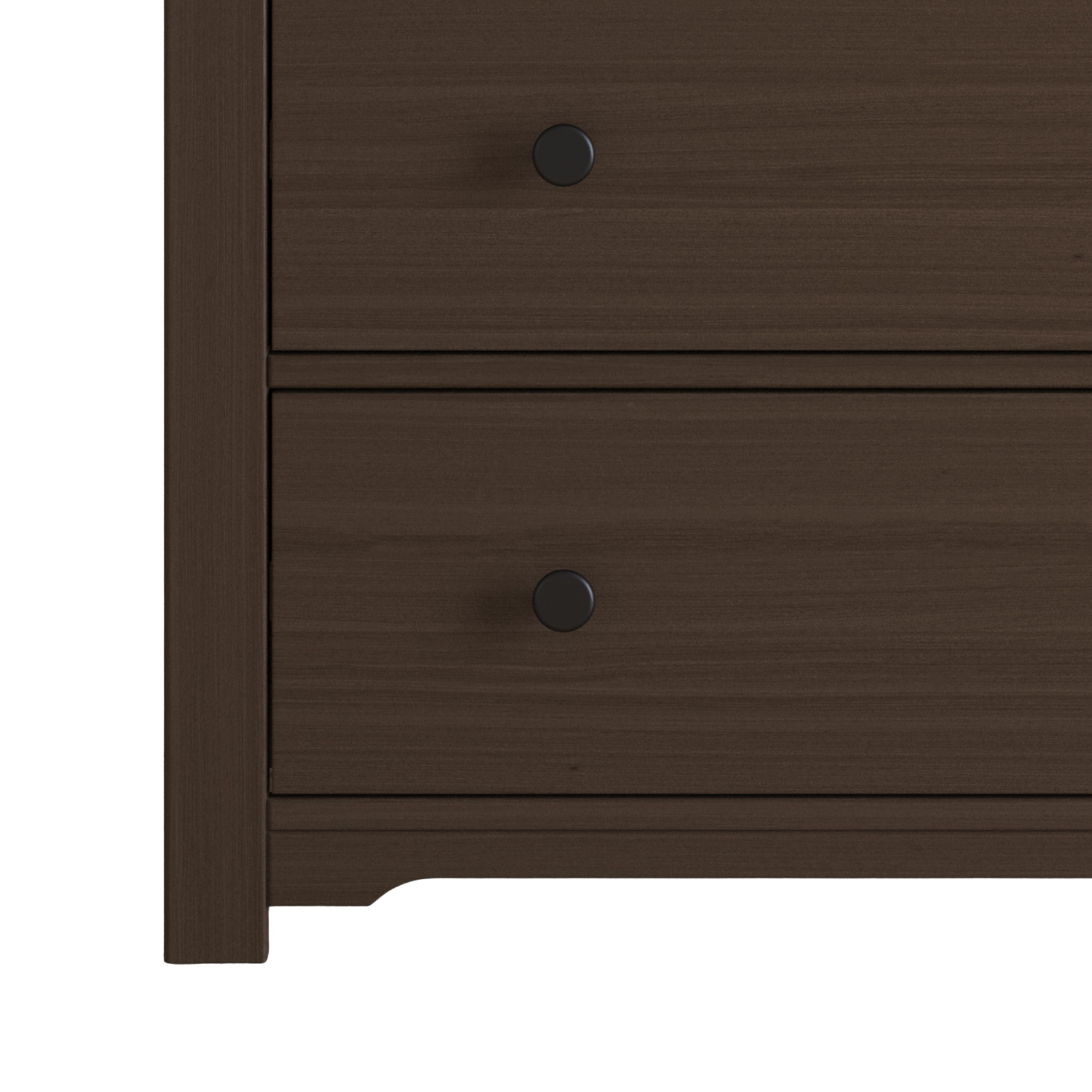 dark brown changing table dresser Brown Changing Tables