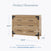 The Child Craft Lucas Dresser in Nutmeg has three drawers, shiplap accents, and modern farmhouse style. Measuring 33.07”H x 42.09”W x 17.8”D, it includes safety features that allow only one drawer to open at a time—great for nurseries.